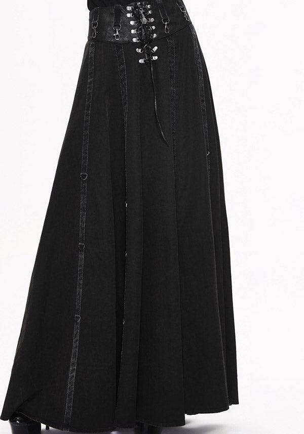 Diwata | MAXI SKIRT - Beserk - all, all clothing, all ladies, all ladies clothing, black, christmas clothing, clickfrenzy15-2023, clothing, costume, devil fashion, discountapp, edgy, fp, goth, gothic, halloween, ladies, ladies clothing, ladies skirt, long skirt, maxi, medieval, renaissance, skirt, steampunk, winter, winter clothing, witchy, womens skirt