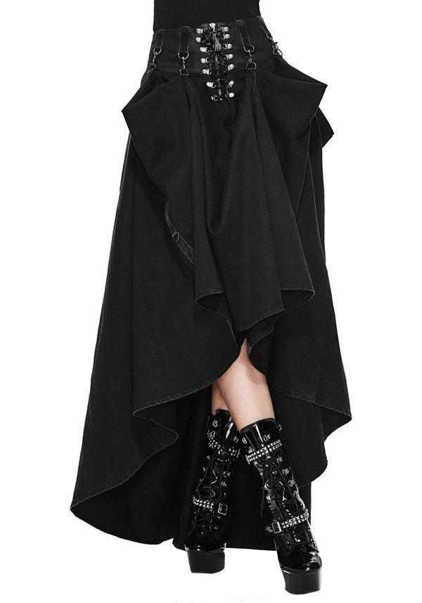 Diwata | MAXI SKIRT - Beserk - all, all clothing, all ladies, all ladies clothing, black, christmas clothing, clickfrenzy15-2023, clothing, costume, devil fashion, discountapp, edgy, fp, goth, gothic, halloween, ladies, ladies clothing, ladies skirt, long skirt, maxi, medieval, renaissance, skirt, steampunk, winter, winter clothing, witchy, womens skirt