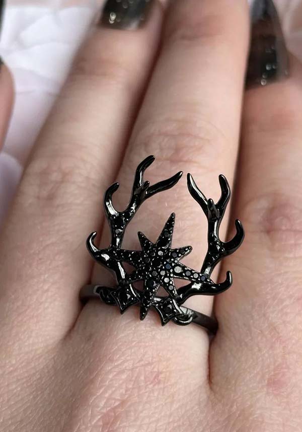 Guide Me Home Antler And Star | ETERNITY RING*