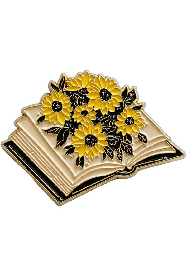 Blooming Sunflower Book | ENAMEL PIN*