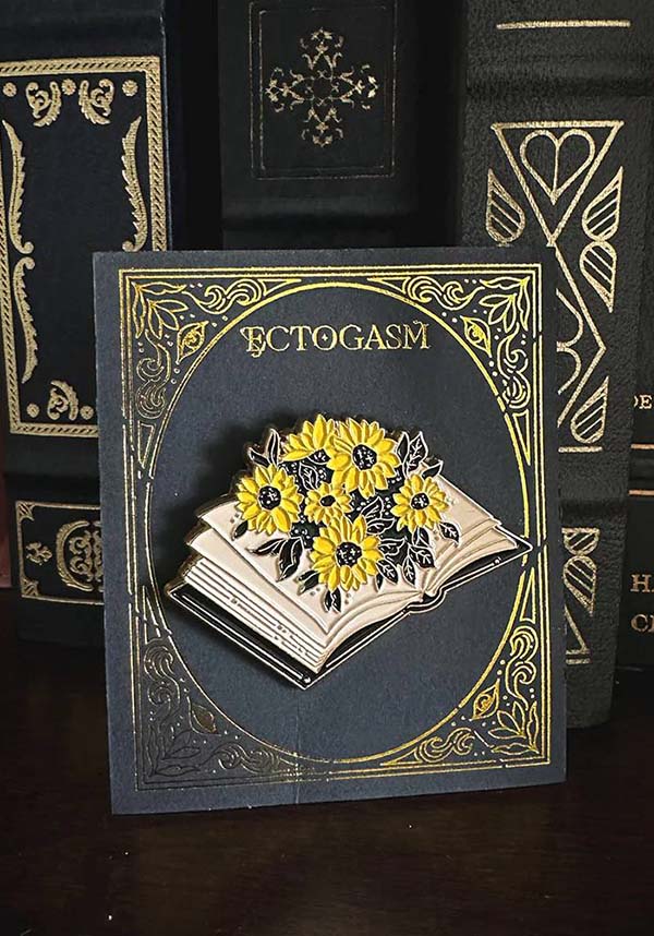 Blooming Sunflower Book | ENAMEL PIN*