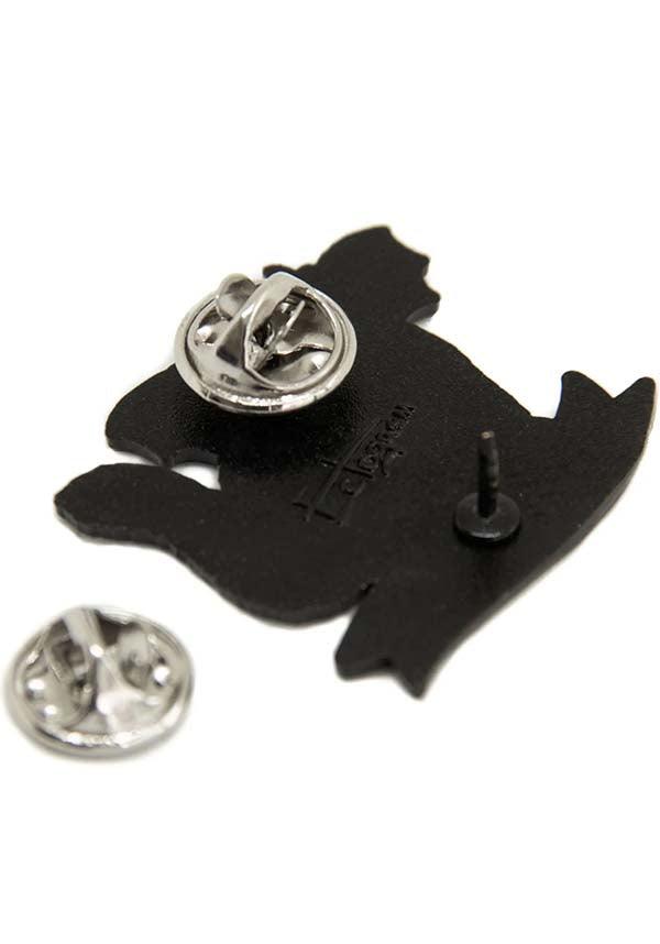 Evil As Heck | DEVIL CAT ENAMEL PIN*