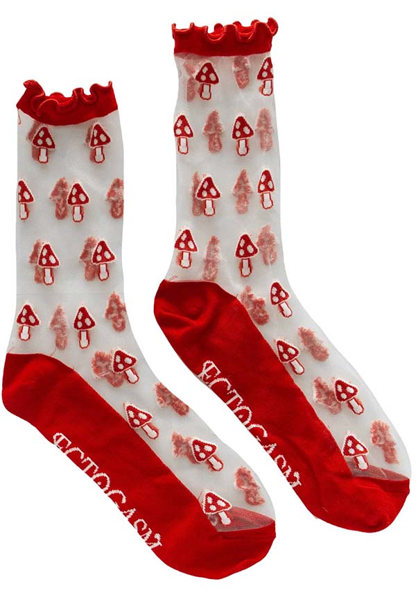 Sheer Mushroom | SOCKS