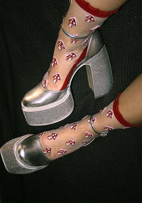 Sheer Mushroom | SOCKS