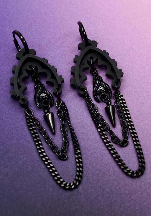 Cathedral Shadows Gothic Arch | EARRINGS*