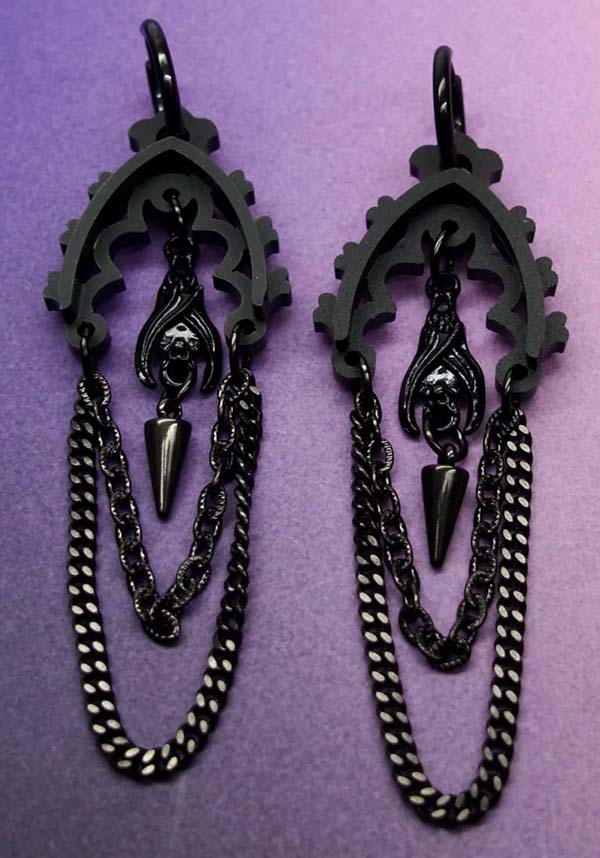 Cathedral Shadows Gothic Arch | EARRINGS*