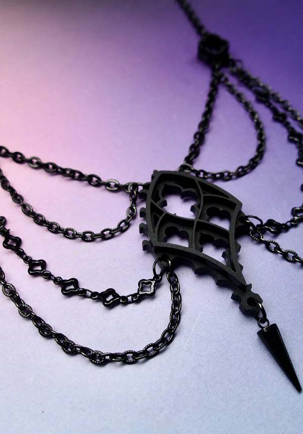 Shadow Sanctum | LAYERED CHAIN NECKLACE*