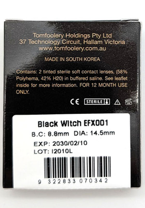 Black Witch | COSTUME CONTACT LENSES