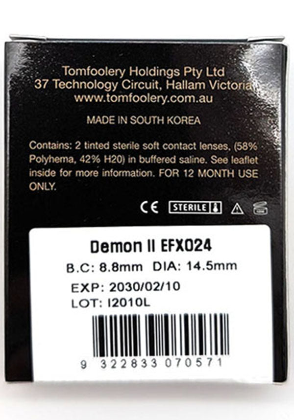 Demon II | COSTUME CONTACT LENSES