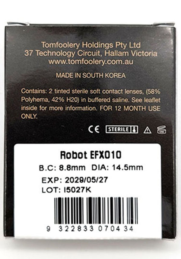 Robot | COSTUME CONTACT LENSES