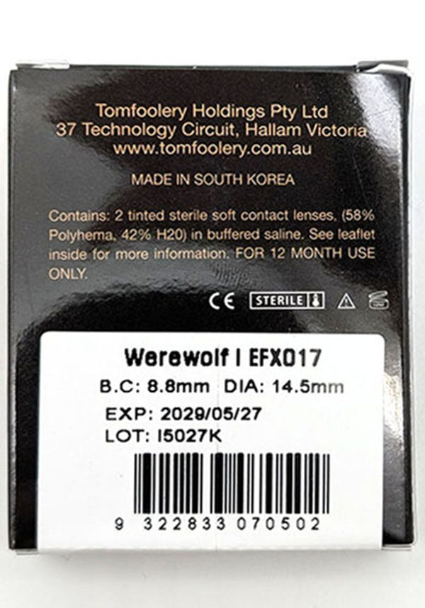 Werewolf I | COSTUME CONTACT LENSES