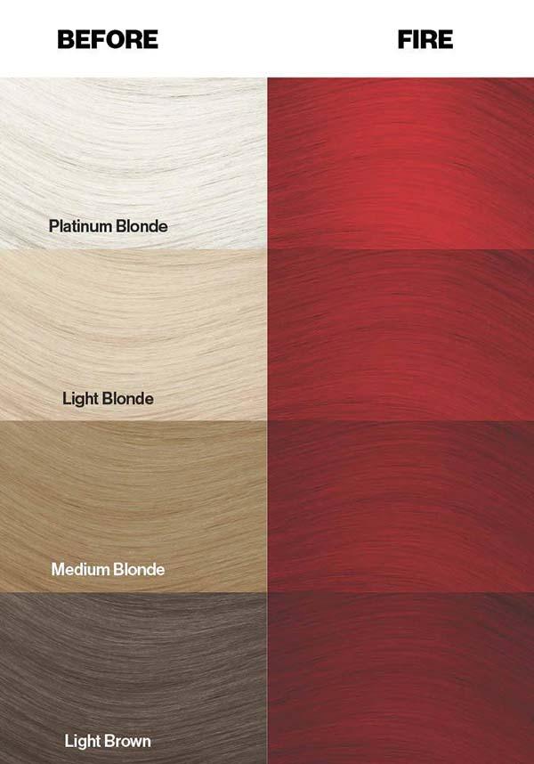 Fire | HAIR COLOUR - Beserk - all, beserkstaple, clickfrenzy15-2023, cosmetics, crazy color, discountapp, dye, fp, hair, hair colour, hair dye, hair dyes, hair red, labelvegan, rainbow, red, repriced011222, vegan