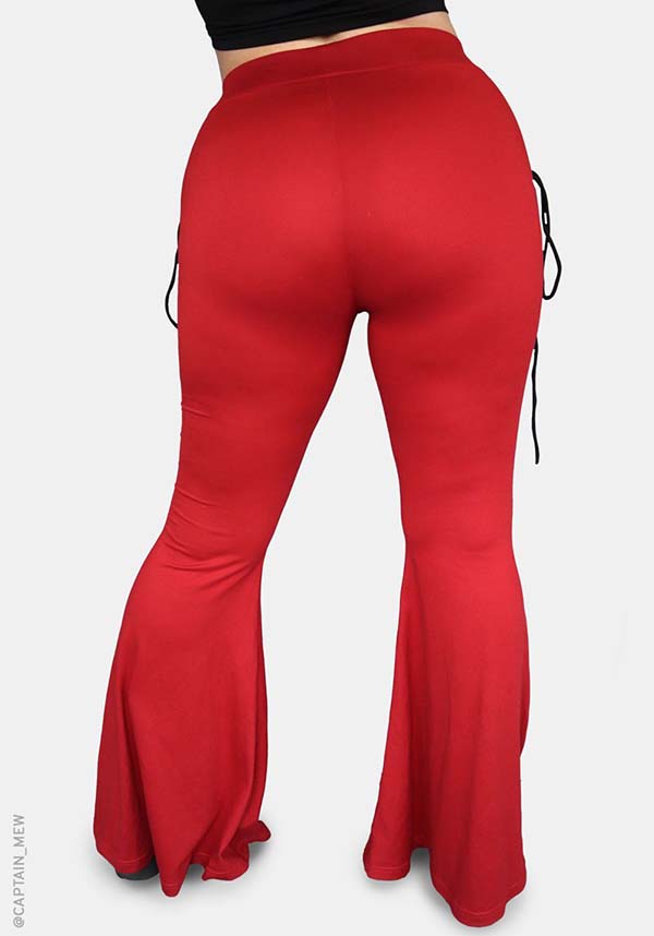 Blood Red Alice | FLARE PANTS*