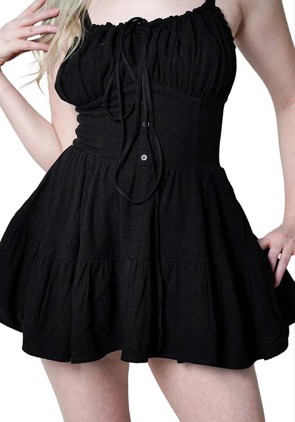 FOREST INK Clara Milkmaid | MINI DRESS - Detail 3