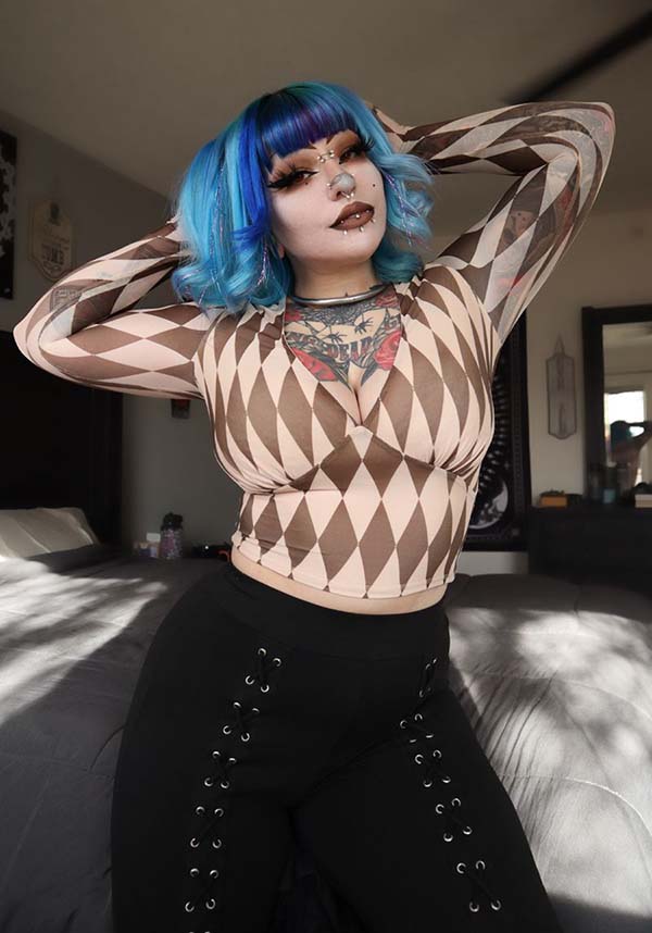 Harlequin | V-NECK TOP*