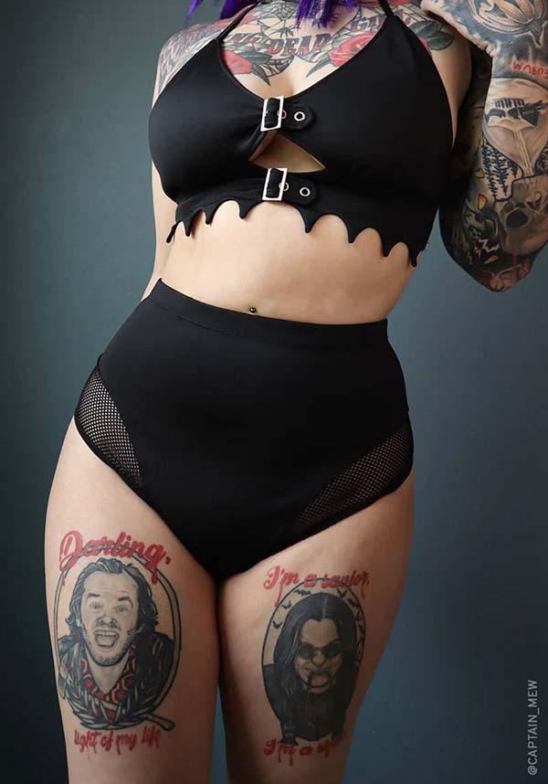 High Waisted Fishnet | BIKINI BOTTOMS - Beserk - all, all clothing, all ladies clothing, bikini, black, clickfrenzy15-2023, clothing, discountapp, exclusive, FI5703894, fp, googleshopping, goth, goth summer, gothic, labelexclusive, ladies clothing, mesh, nov22, plus size, R201122, see through, summer, summer goth, swim, swim wear, swimmers, swimming, swimsuit, swimwear