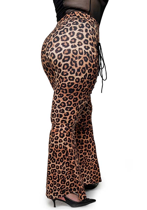 Leopard Alice | FLARE PANTS