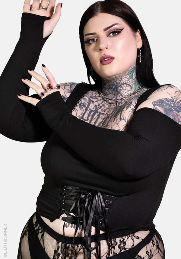 Minerva | COLD SHOULDER TOP*