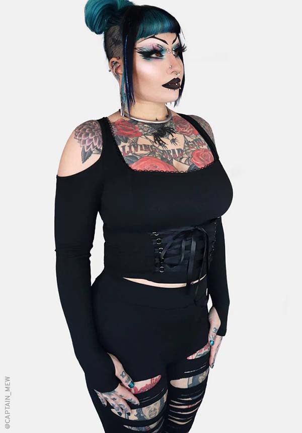 Minerva | COLD SHOULDER TOP*