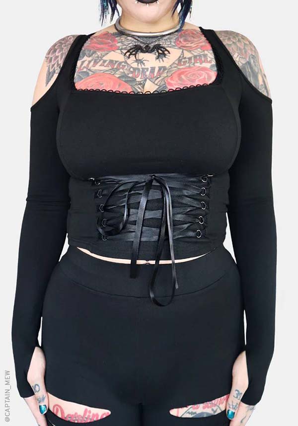 Minerva | COLD SHOULDER TOP*