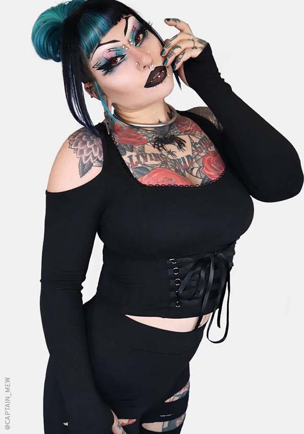 Minerva | COLD SHOULDER TOP*