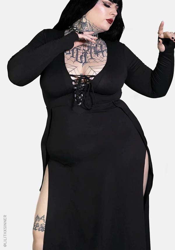 Morticia | MAXI DRESS*
