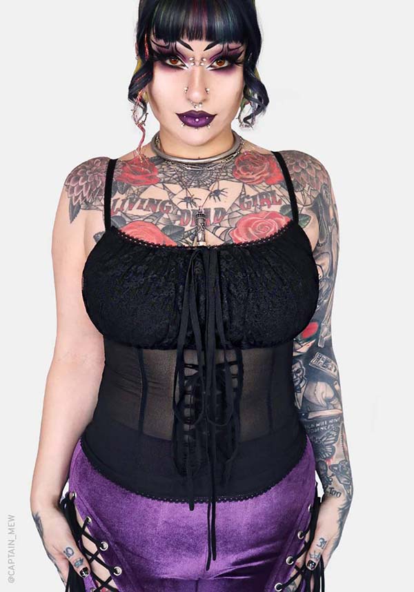 Obsidian Calpurnia | CAMI TOP*