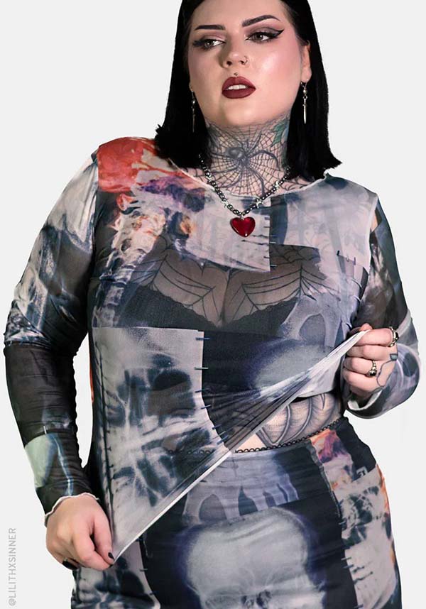 Skeletal | LONG SLEEVE TOP*