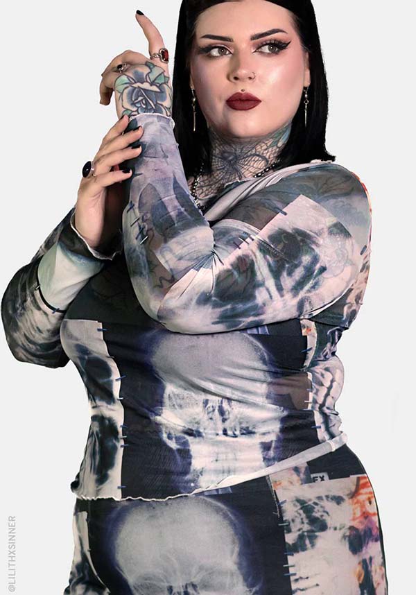 Skeletal | LONG SLEEVE TOP*
