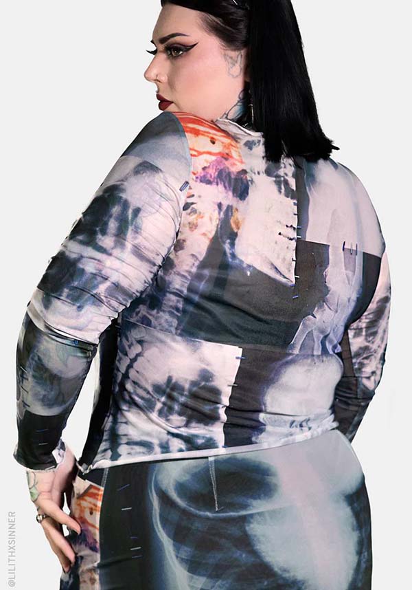 Skeletal | LONG SLEEVE TOP*