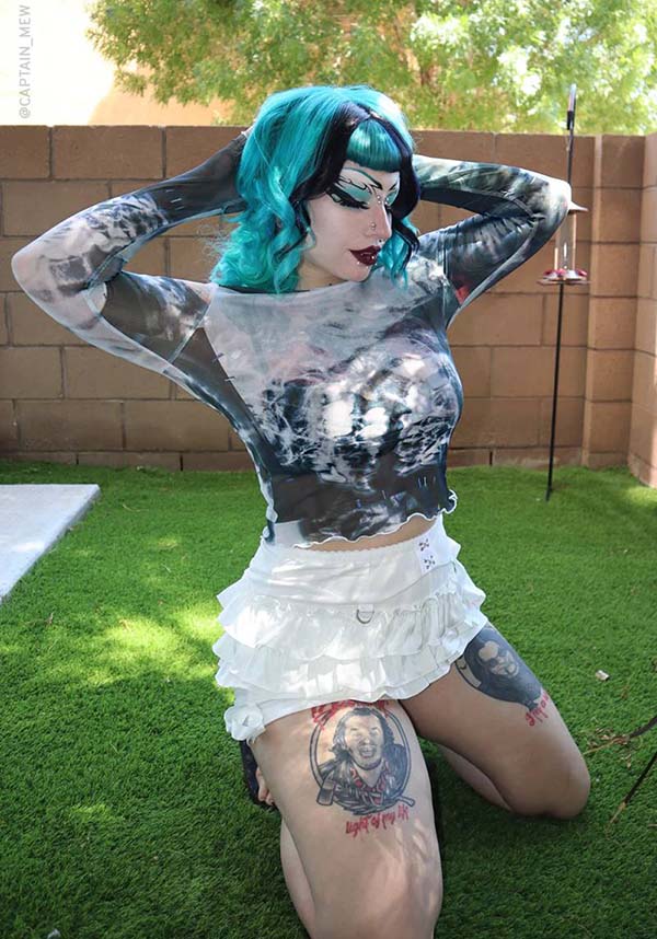 Skeletal | LONG SLEEVE TOP*