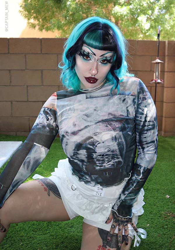 Skeletal | LONG SLEEVE TOP*