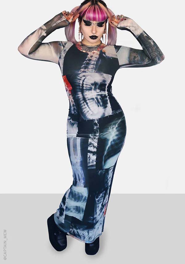 Skeletal | MAXI DRESS*