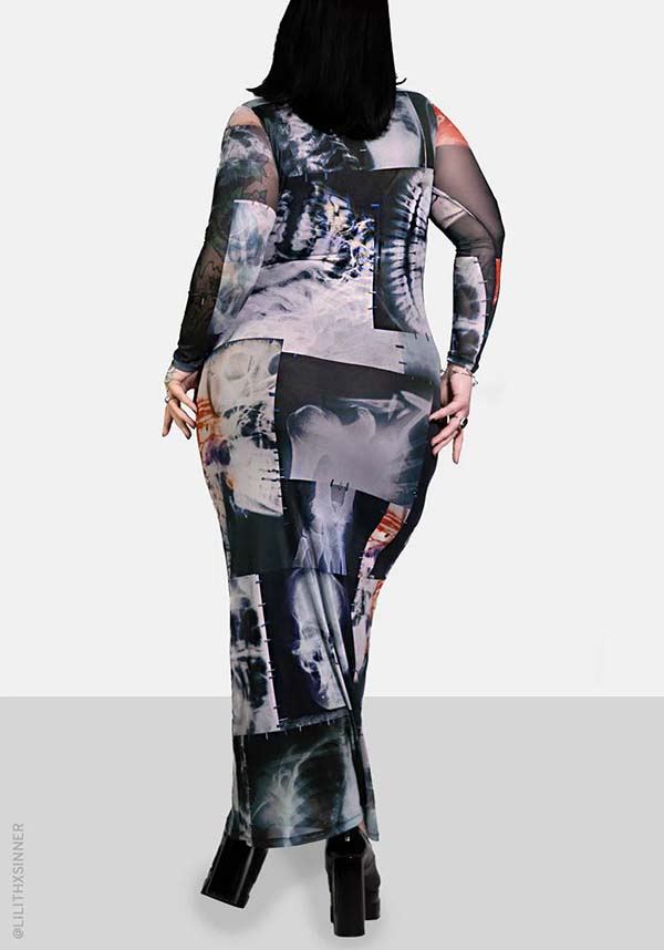 Skeletal | MAXI DRESS*
