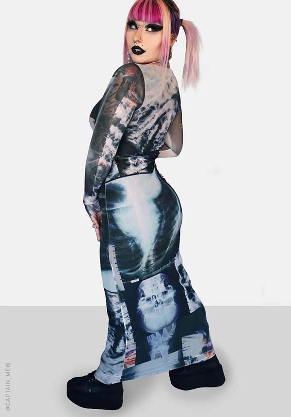 Skeletal | MAXI DRESS*