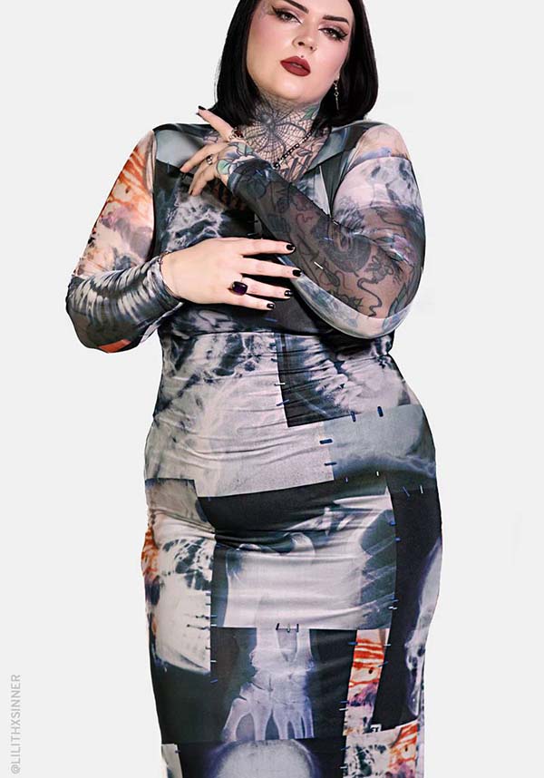 Skeletal | MAXI DRESS*