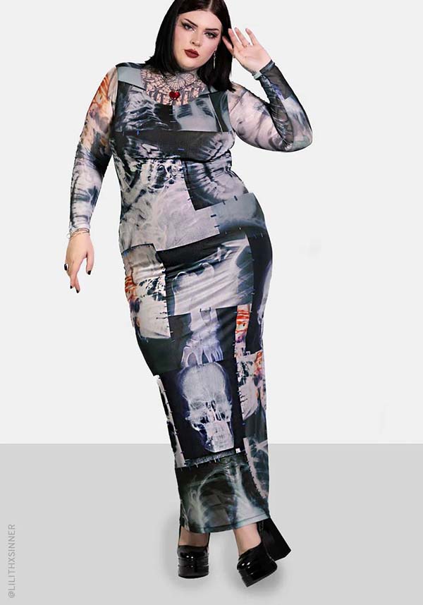 Skeletal | MAXI DRESS*