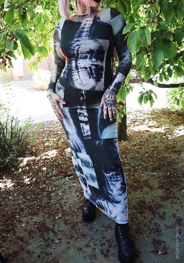 Skeletal | MAXI DRESS*