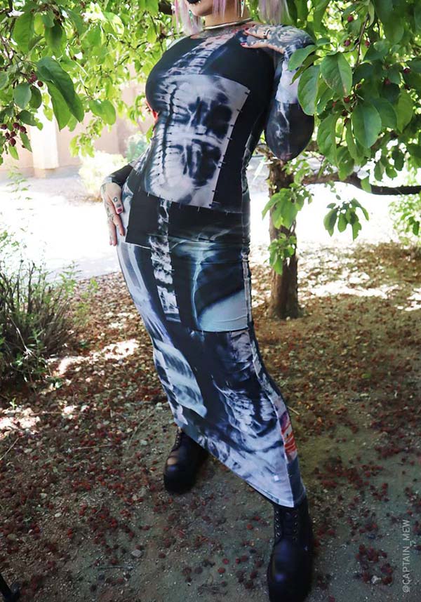 Skeletal | MAXI DRESS*