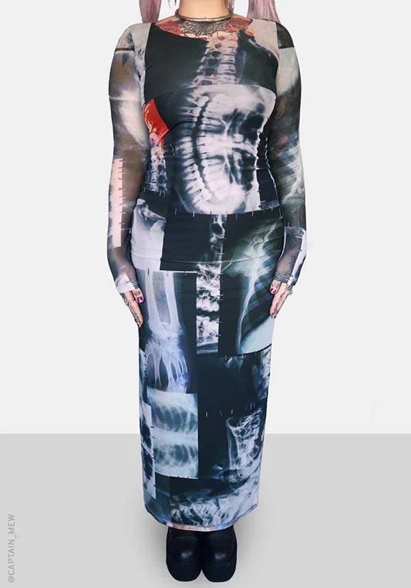 Skeletal | MAXI DRESS*