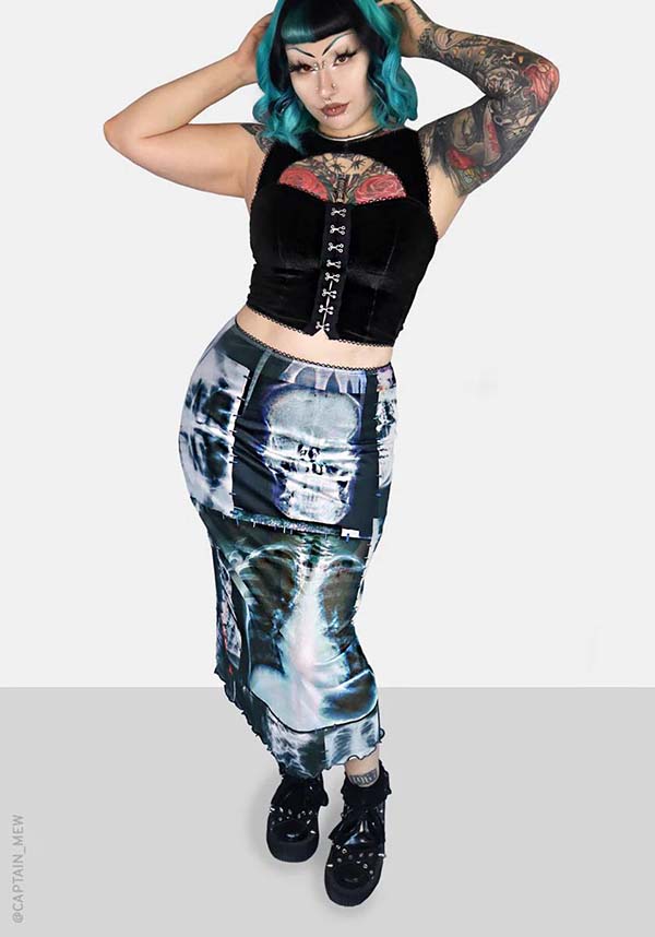 Skeletal | MIDI SKIRT*