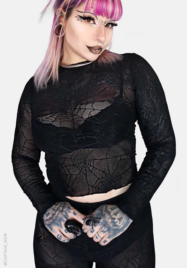 Spinnerette | LONG SLEEVE TOP*