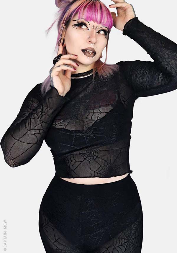 Spinnerette | LONG SLEEVE TOP*