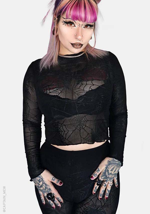 Spinnerette | LONG SLEEVE TOP*