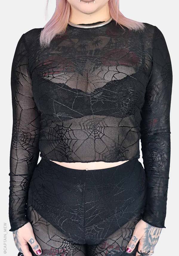 Spinnerette | LONG SLEEVE TOP*