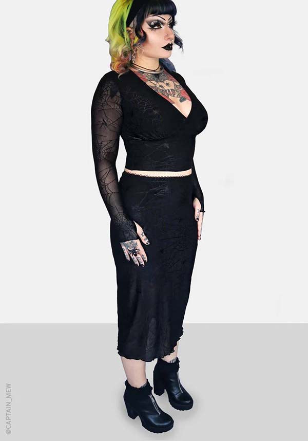 Spinnerette | MIDI SKIRT*