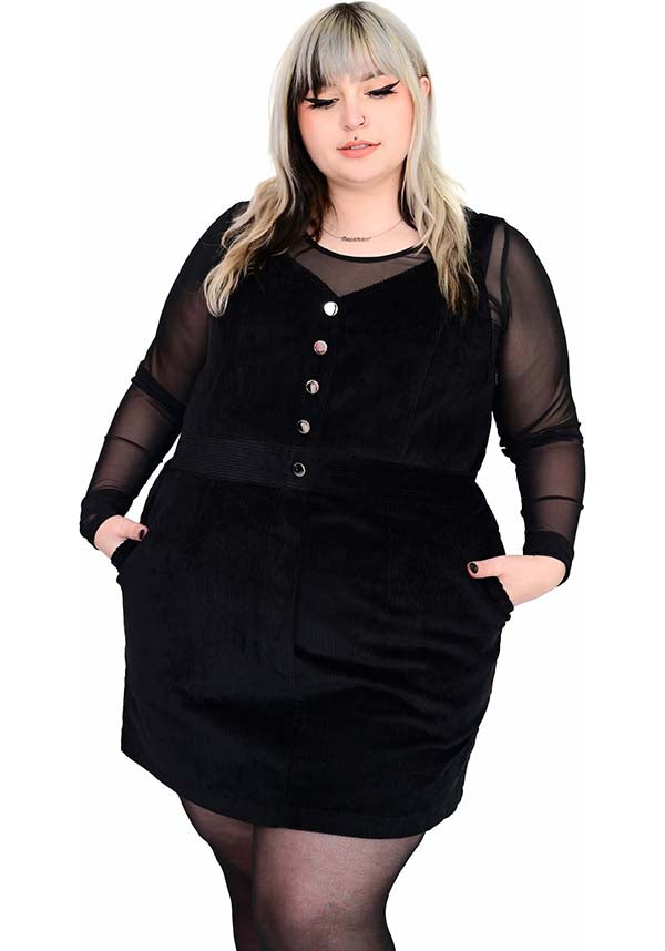 Audrey Corduroy | PINAFORE DRESS**