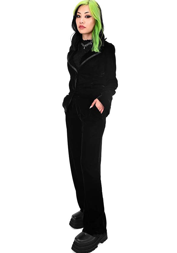 FOXBLOOD Eileen Velvet | PANTS - Detail 2