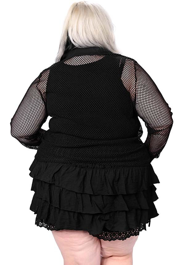 Fishnet | BUTTON UP SHIRT*