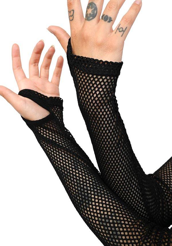 Fishnet | LONG SLEEVE CROP TOP - Beserk - all, all clothing, all ladies clothing, black, clickfrenzy15-2023, clothing, discountapp, exclusive, FB109869, fishnet, fox blood, fp, girls top, goth, gothic, jun22, labelexclusive, ladies clothing, ladies top, long sleeve top, mesh, R150622, sheer, tees and tops, top, tops, tshirts and tops, winter, winter clothing, winter wear, womens top